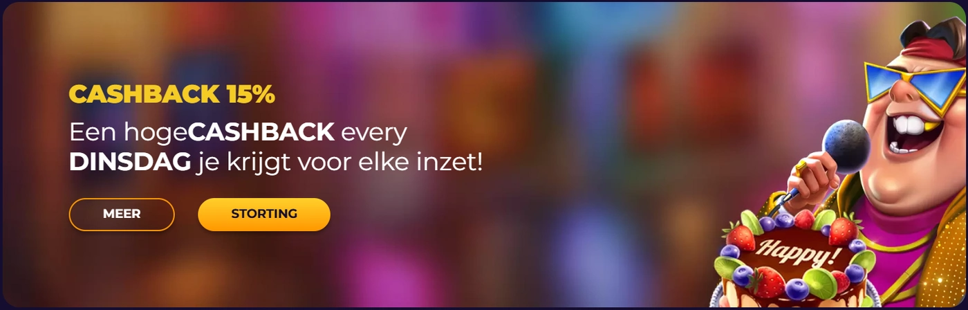 Cashback promoties bij FG Fox Casino