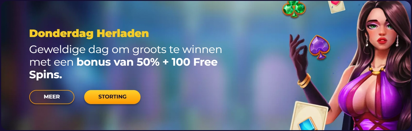 Donderdag herlaadbonus bij FG Fox Casino
